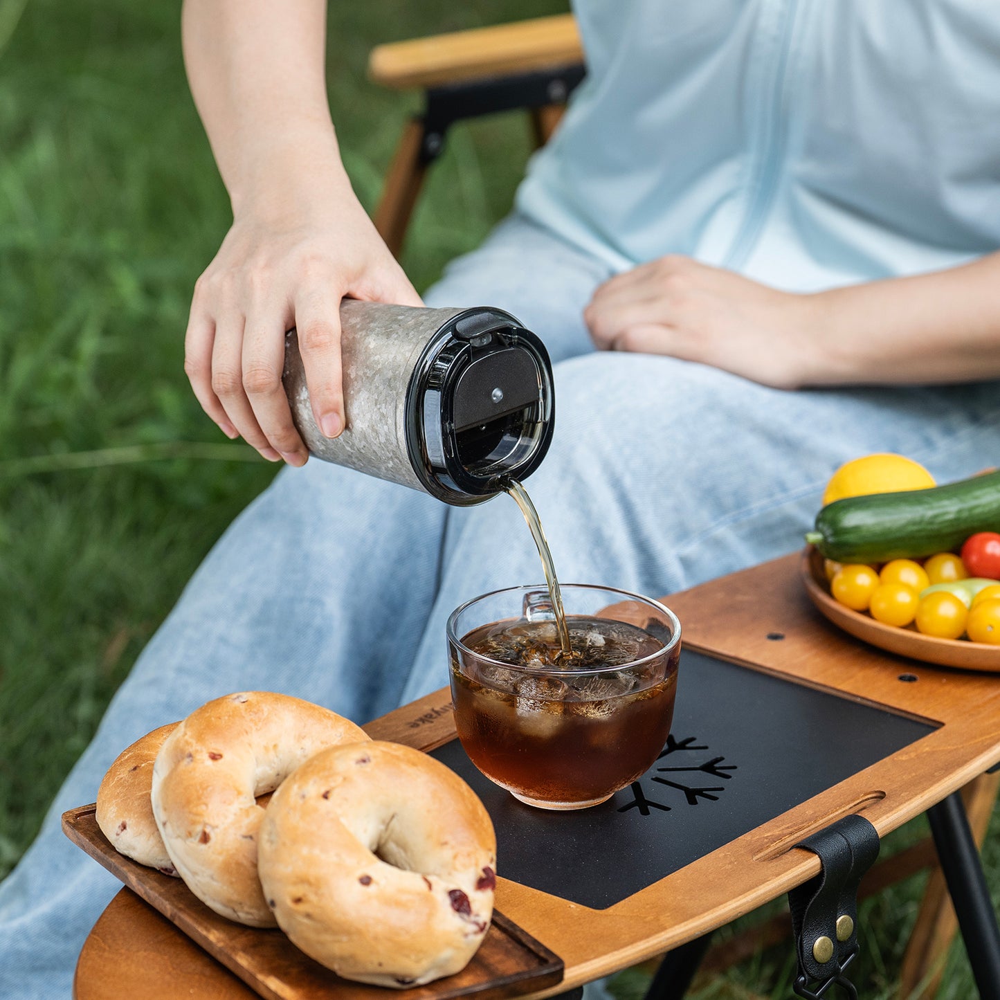 Boundless Voyage Titanium Insulated Drinking Cup Double Wall Vacuum Travel Coffee Tea Water Mug Ti3235D