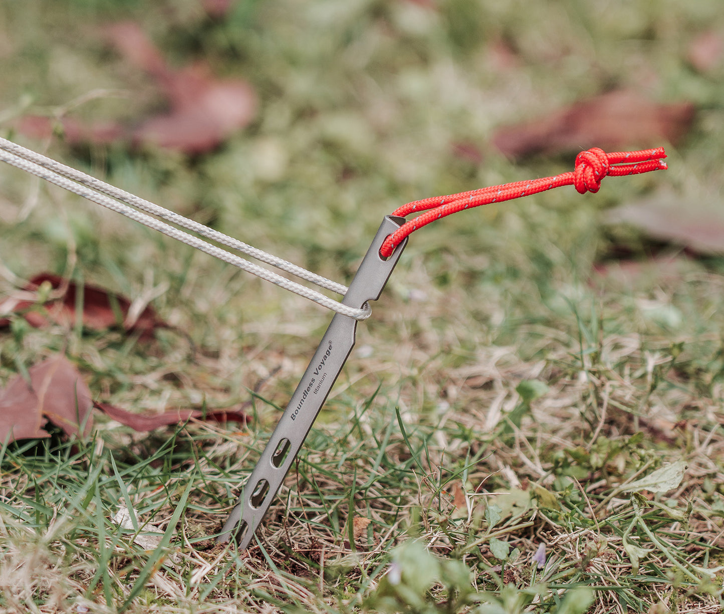 Boundless Voyage 16.5cm  V-Shape Pure Titanium Tent Stakes | Ultralight Heavy Duty Ground Pegs, Outdoor Camping Accessories, 6Pcs / 8Pcs / 12Pcs Optional Sets Ti4008P