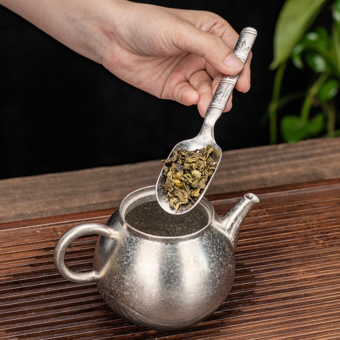 Boundless Voyage Titanium Tea Scoop, Lightweight Coffee Scoop for Camping Travel Home Outdoor Tableware with Carry Bag , Dishwasher Safe Ti1135T