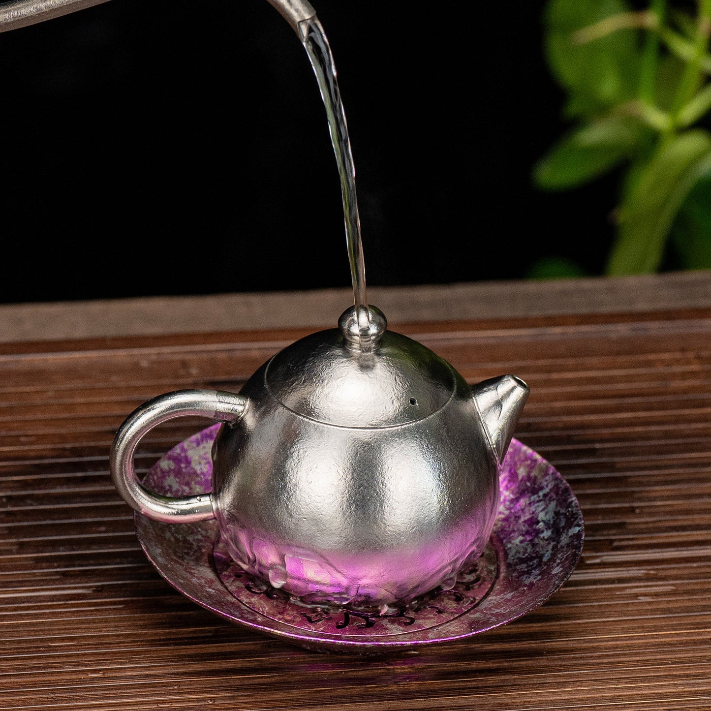 Boundless Voyage Titanium Tea Tray, Hollow Out Detachable Heat Insulation Anti-scald, Multipurpose Water Storage Drain Tray for Kung Fu Tea Home Kitchen Office Camping Ti3201D