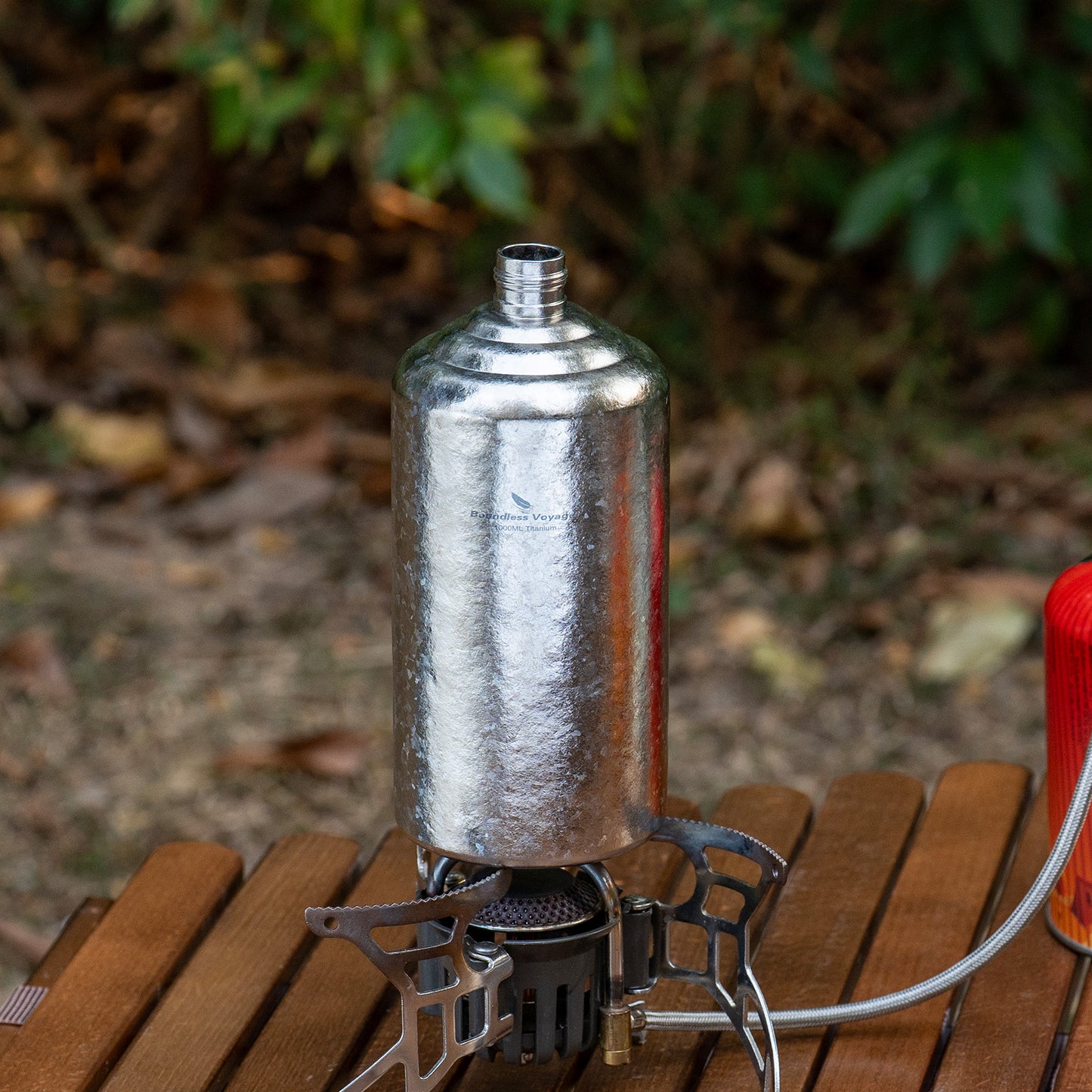 Boundless Voyage Pure Titanium Wine Flask 500ml/1000ml Whiskey Bottle Leakproof Portable Liquor Spirit Flask for Outdoor & Travel, Camping, Hiking for Men, Coating Free, Narrow-Mouth Ti3268D-Ti3269D