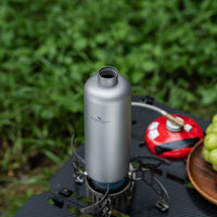 Boundless Voyage Titanium Water Bottle 600ml Ultralight Leak-Proof Lid, Durable & Corrosion Resistant, for Hiking, Camping, Travel & Everyday Use Ti3009D