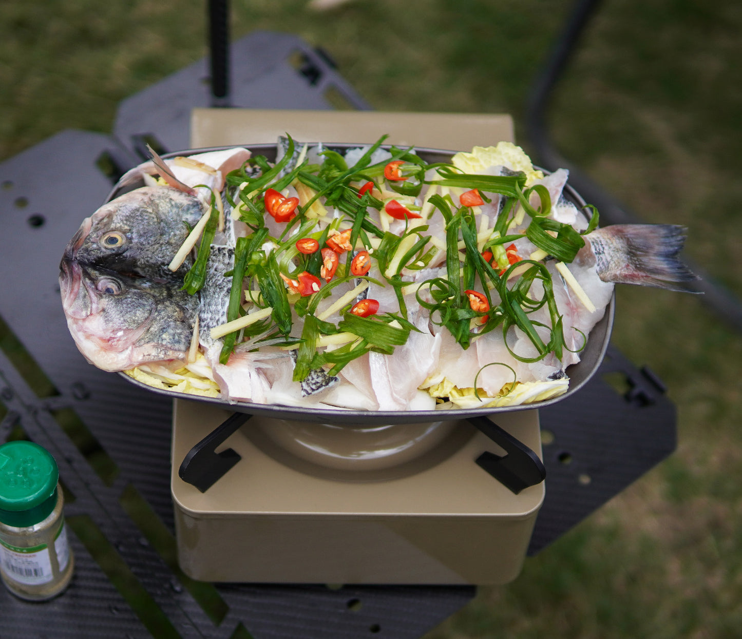 Boundless Voyage Ultralight Pure Titanium Plate, Portable Outdoor Camping Dish with Mesh Carry Bag for Hiking Backpacking Picnic Daily‑Use Tableware Ti1143T