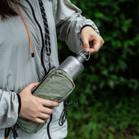 Boundless Voyage Titanium Water Bottle 600ml Ultralight Leak-Proof Lid, Durable & Corrosion Resistant, for Hiking, Camping, Travel & Everyday Use Ti3009D