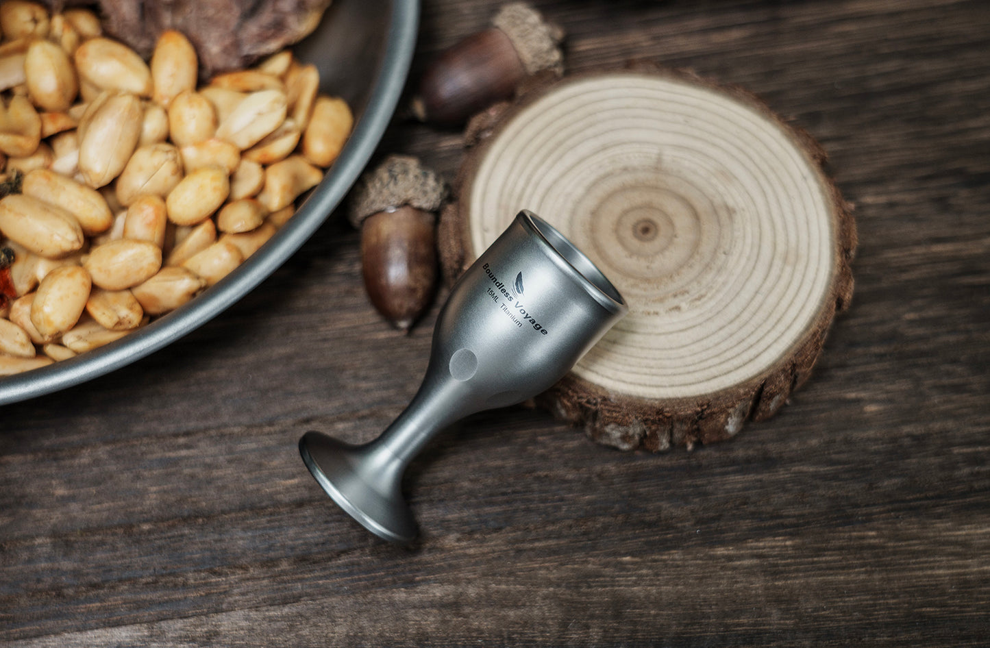 Boundless Voyage Titanium Mini Shot Glasses Cups Wine Drinking Cups Shooters Small Fancy Tequila Whiskey Shot Glasses Drinkware Ti3078D