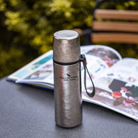 Boundless voyage Titanium Vacuum-Insulated Beverage Bottle Large Capacity 510ml Outdoor Portable Vacuum Flask water bottles Hiking water bottle Ti3011D