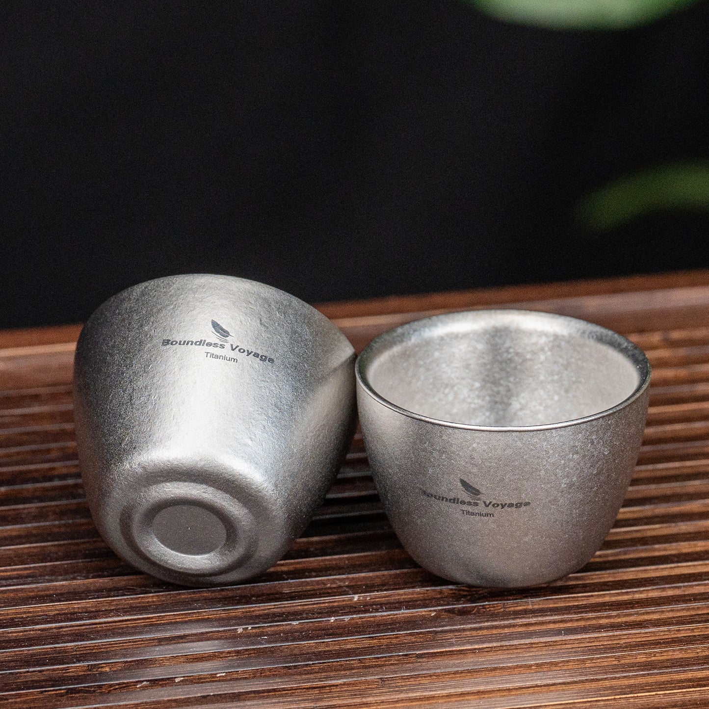 Boundless Voyage Double-Wall Pure Titanium Drinking Mug | Portable Tea Cup for Camping, Picnic & Daily Home Use Ti3089D