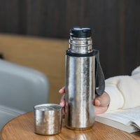 Boundless voyage Titanium Vacuum-Insulated Beverage Bottle Large Capacity 510ml Outdoor Portable Vacuum Flask water bottles Hiking water bottle Ti3011D