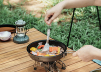 Boundless Voyage Titanium Folding Spatula Frying Shovel with Folding Handle Food Turner for Camp Kitchen Outdoor Cooking Ti1076T