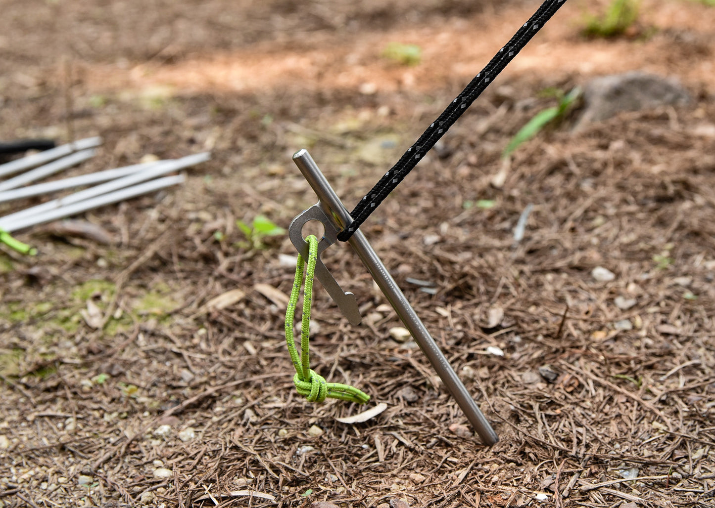 Boundless Voyage 20cm Pure Titanium Tent Stakes 6Pcs | Ultralight Heavy Duty Tent Pegs for Hard Soil, Snowfield & Grassland, Multi-Purpose Accessories for Camping, Hiking, Climbing & Garden Plant Support Ti4014P