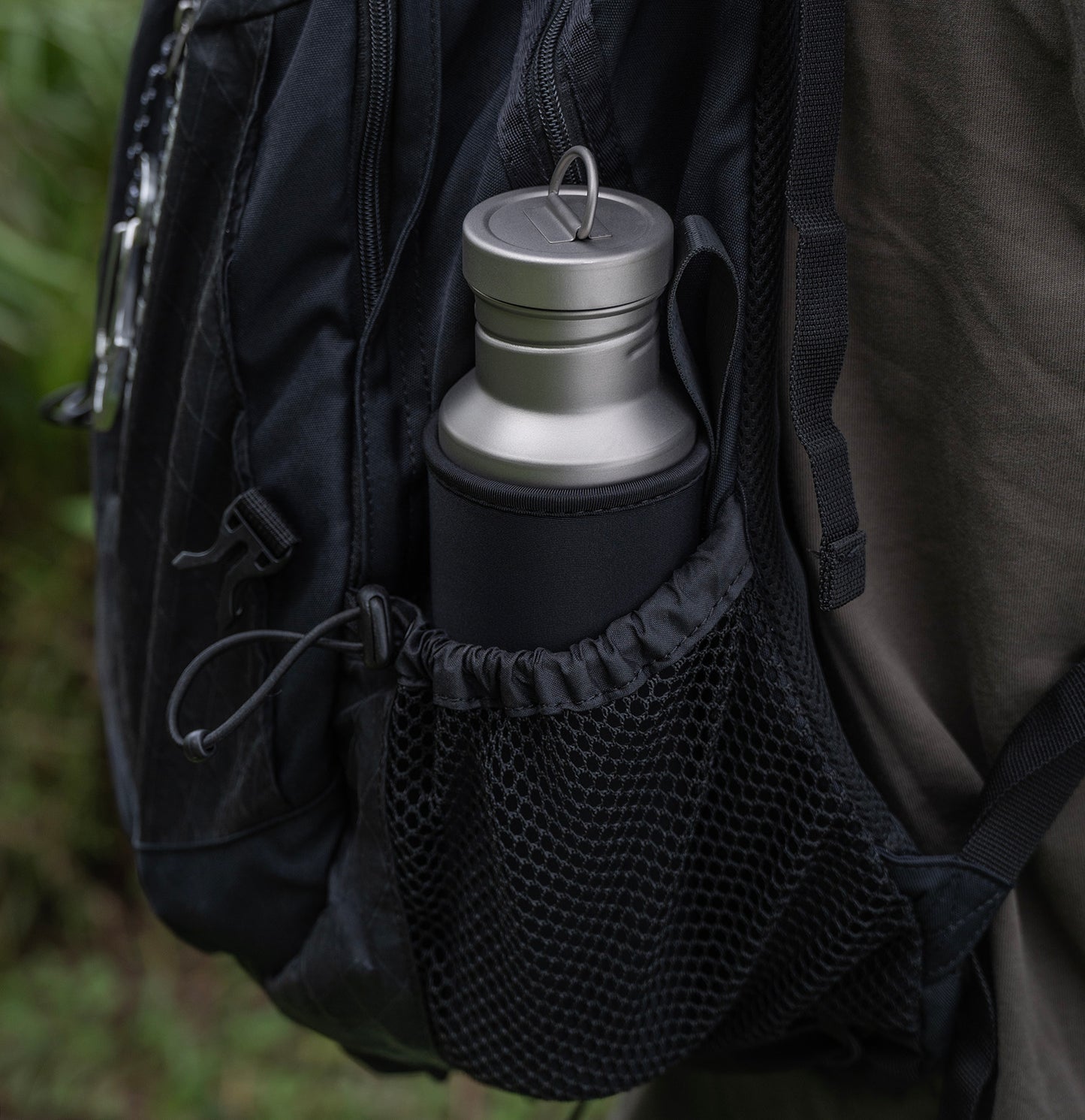 Boundless Voyage Titanium Water Bottle with Lid Reusable Sport Drinking Bottle for Camping Hiking Picnic Climbing Running Tea Coffee