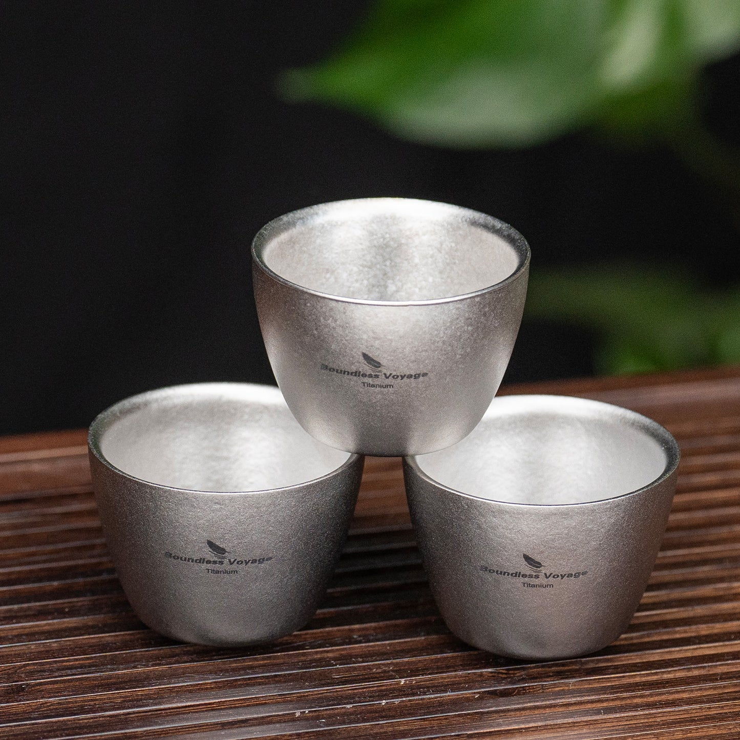 Boundless Voyage Double-Wall Pure Titanium Drinking Mug | Portable Tea Cup for Camping, Picnic & Daily Home Use Ti3089D