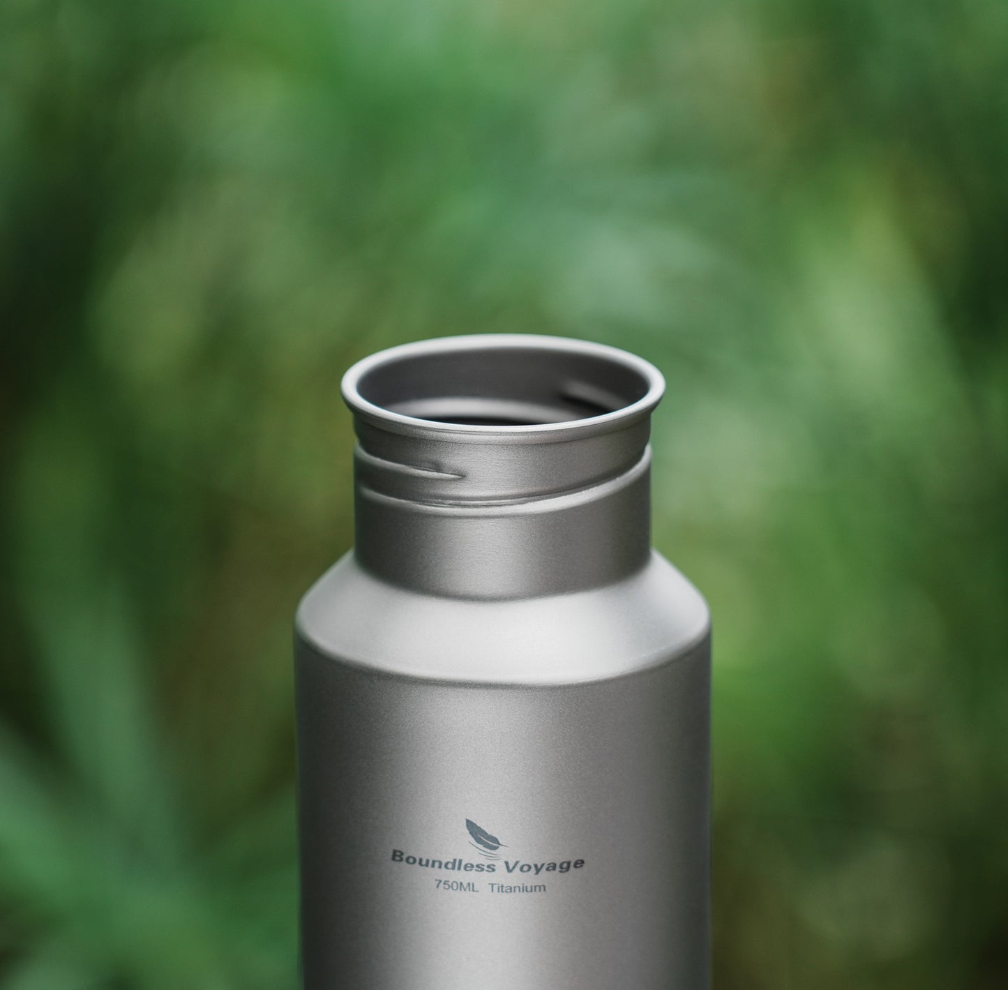 Boundless Voyage Titanium Water Bottle with Lid Reusable Sport Drinking Bottle for Camping Hiking Picnic Climbing Running Tea Coffee