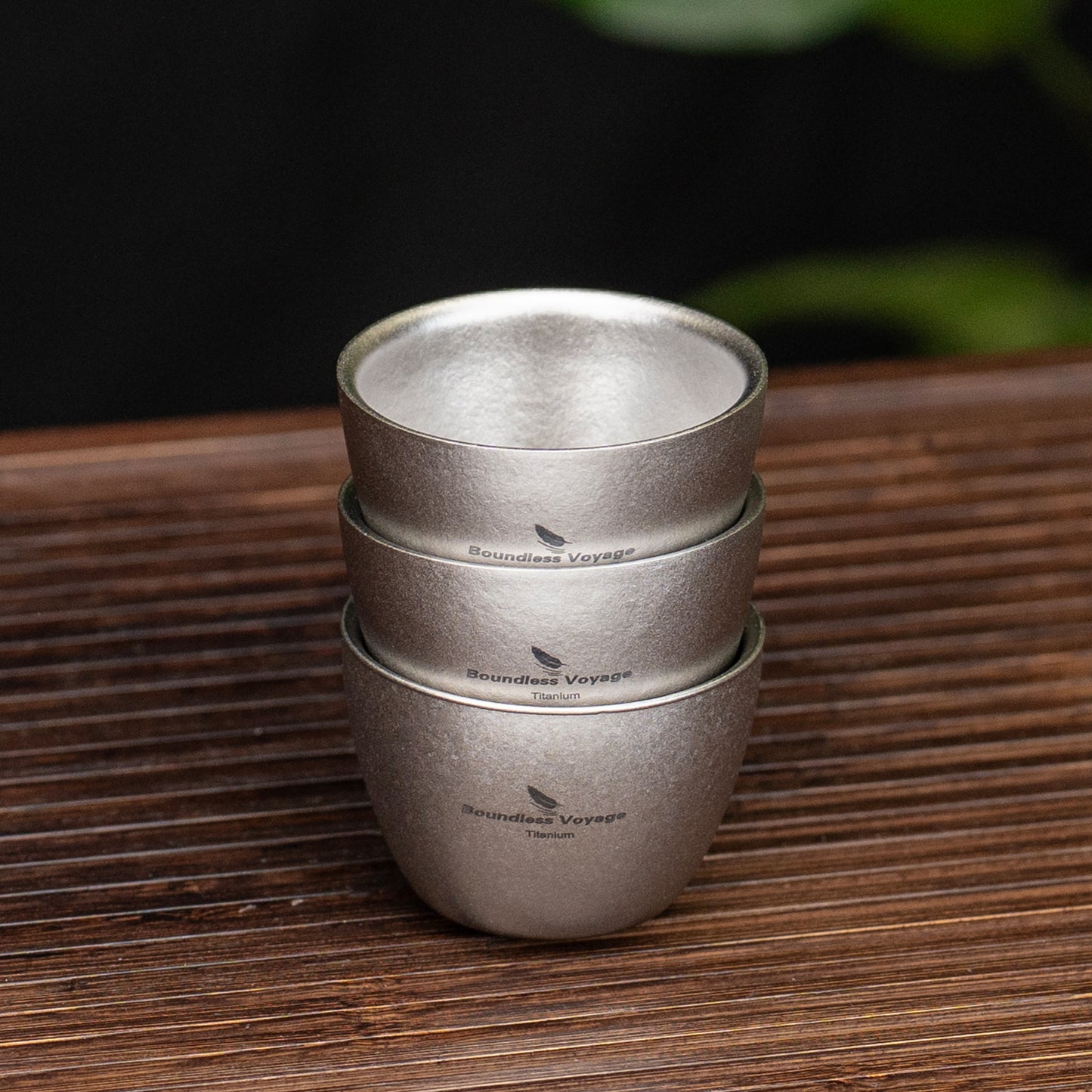 Boundless Voyage Double-Wall Pure Titanium Drinking Mug | Portable Tea Cup for Camping, Picnic & Daily Home Use Ti3089D