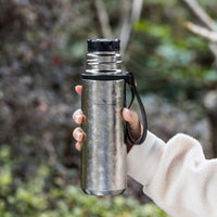 Boundless voyage Titanium Vacuum-Insulated Beverage Bottle Large Capacity 510ml Outdoor Portable Vacuum Flask water bottles Hiking water bottle Ti3011D