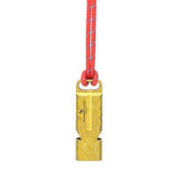 Boundless Voyage Titanium Dual Tube Survival Whistle, High Decibel Emergency Whistle, Lightweight & Durable Outdoor Safety Whistle for Camping Hiking Backpacking Ti9029O