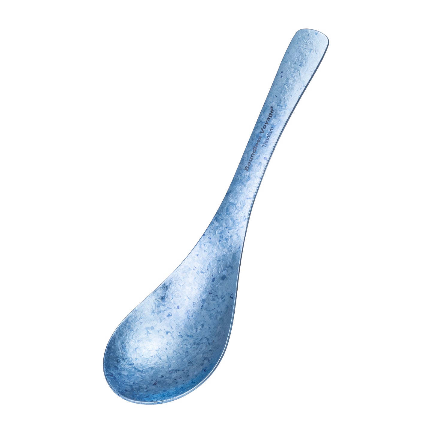 Boundless Voyage Titanium Soup Spoon 155mm One-Piece Ultralight Camping Cutlery for Outdoor Home Ti1067T