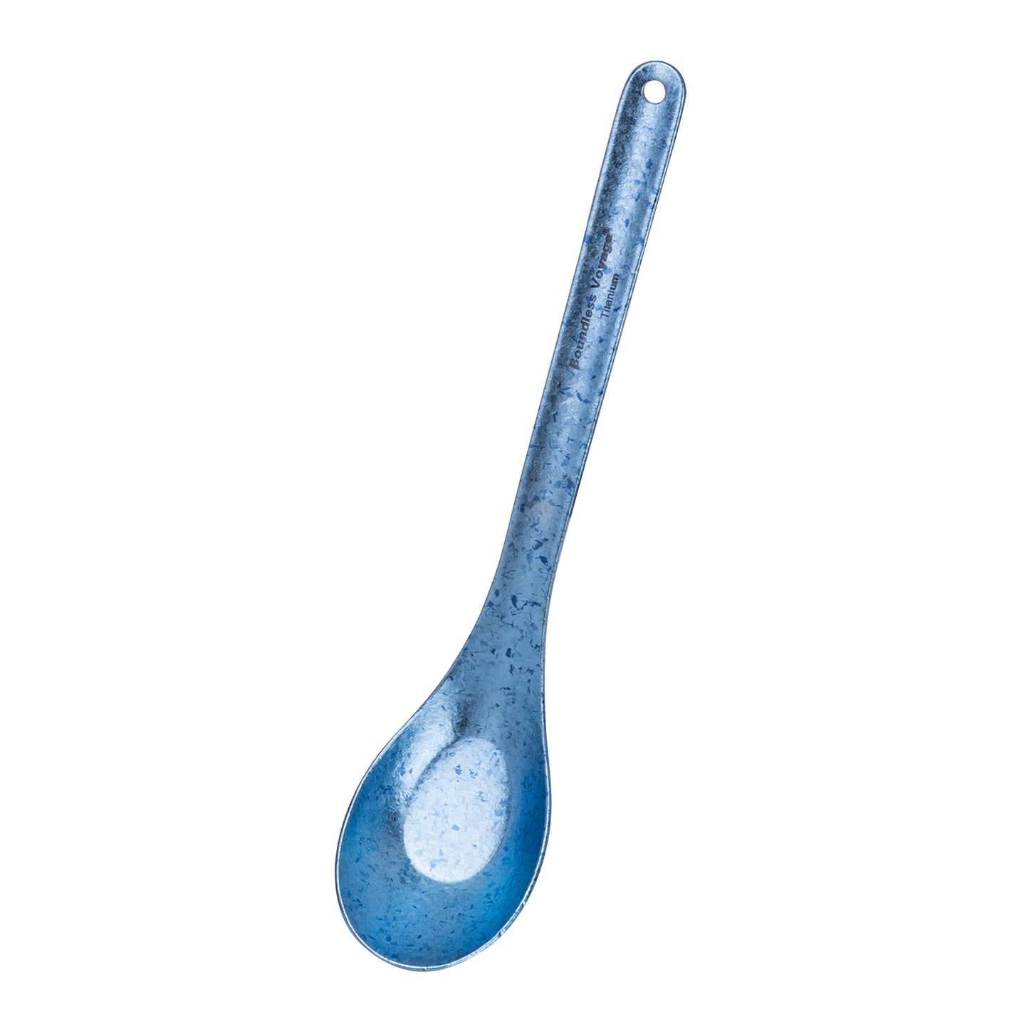 Boundless Voyage Long Handle Pure Titanium Soup Spoon | Ultralight Reusable Cutlery for Camping, Hiking & Daily Use Ti1029T