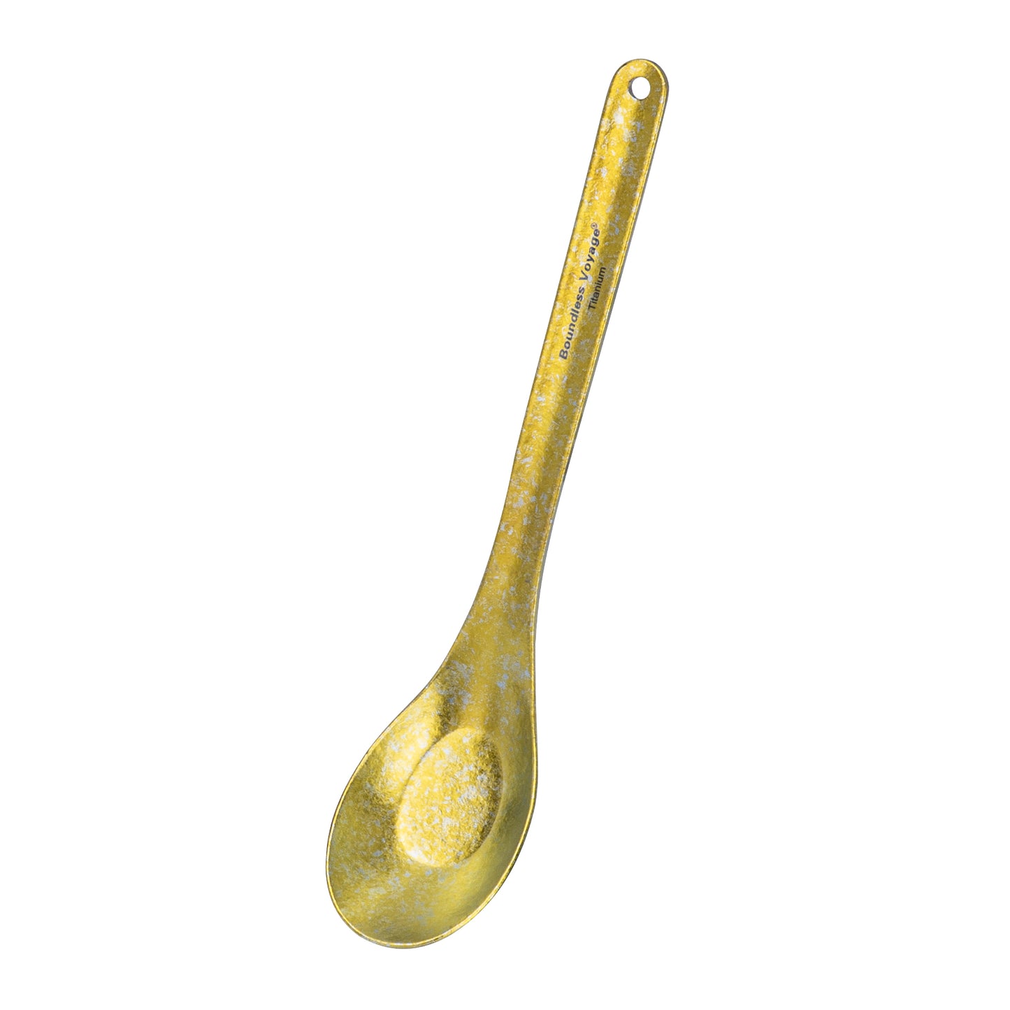 Boundless Voyage Long Handle Pure Titanium Soup Spoon | Ultralight Reusable Cutlery for Camping, Hiking & Daily Use Ti1029T