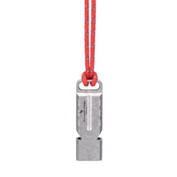 Boundless Voyage Titanium Dual Tube Survival Whistle, High Decibel Emergency Whistle, Lightweight & Durable Outdoor Safety Whistle for Camping Hiking Backpacking Ti9029O