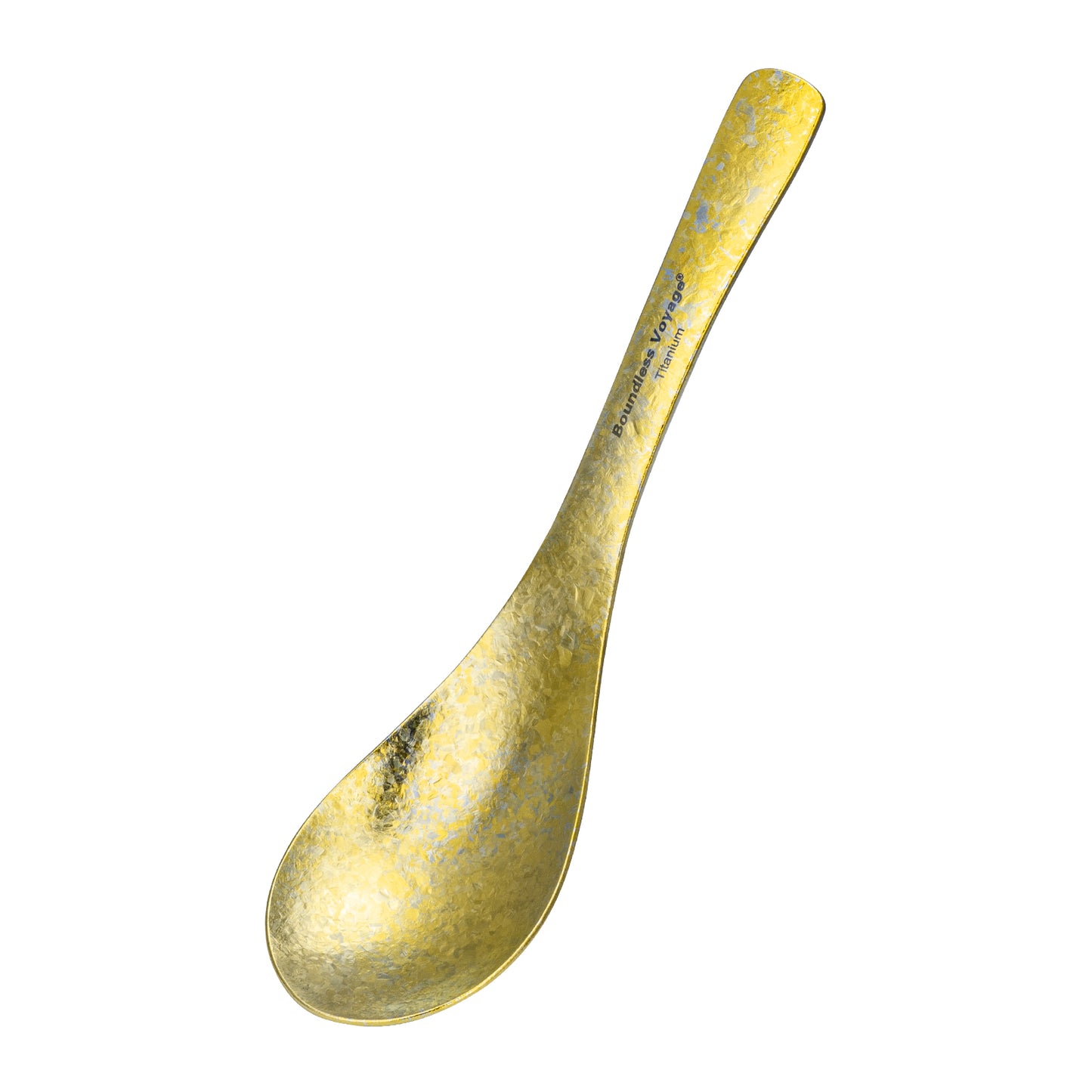 Boundless Voyage Titanium Soup Spoon 155mm One-Piece Ultralight Camping Cutlery for Outdoor Home Ti1067T