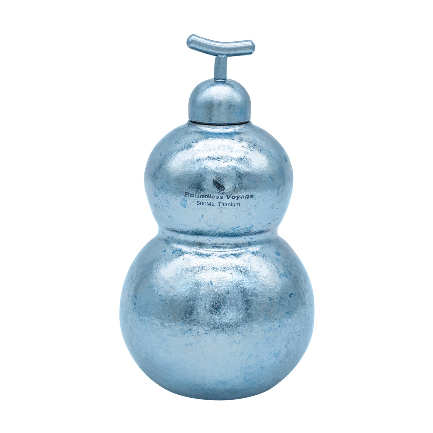 Boundless Voyage Titanium Crystallized Gourd Bottle 500ml Whiskey Alcohol Drink ware for Outdoor Camping Hiking Ti3270D