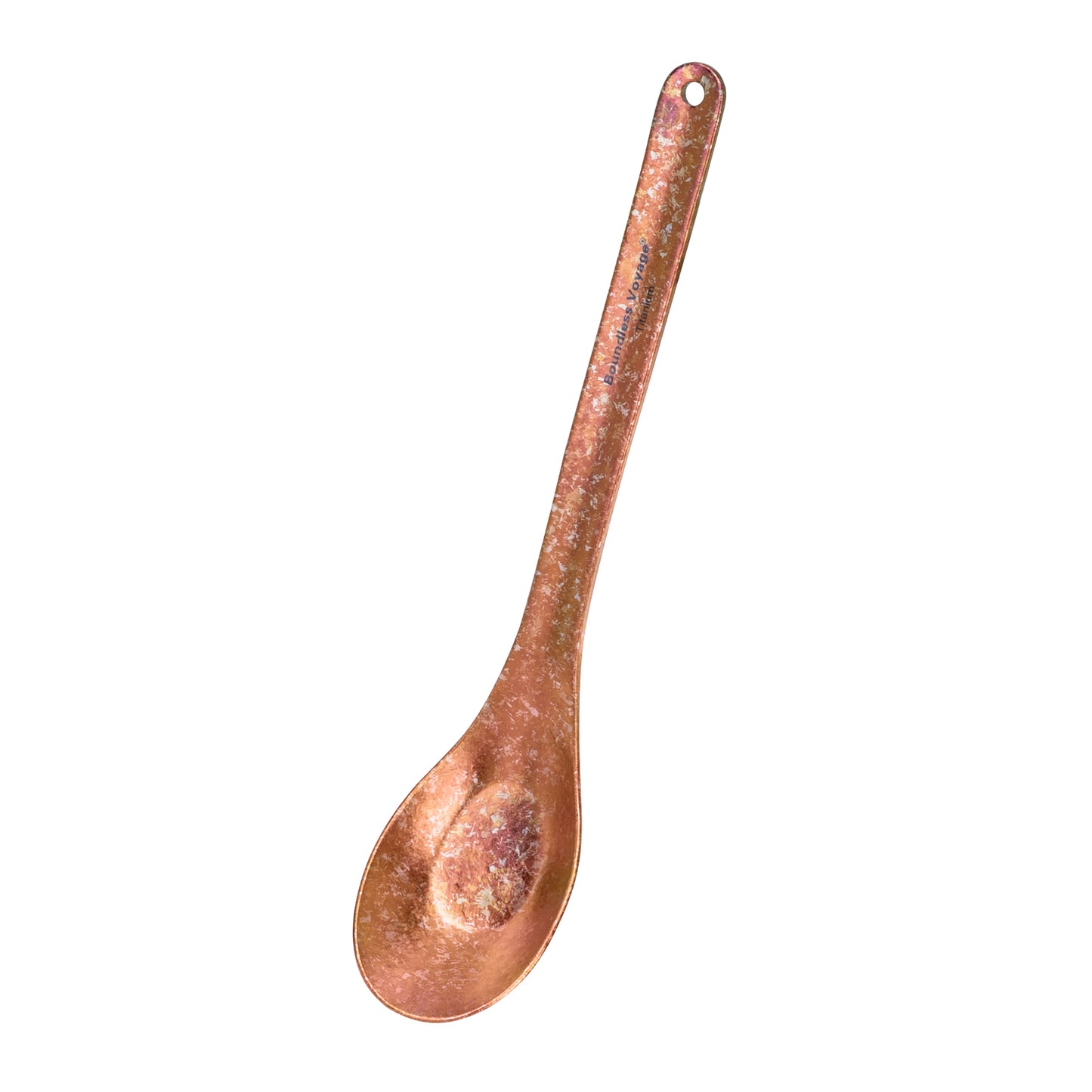 Boundless Voyage Long Handle Pure Titanium Soup Spoon | Ultralight Reusable Cutlery for Camping, Hiking & Daily Use Ti1029T