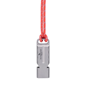 compare product Boundless Voyage Titanium Dual Tube Survival Whistle, High Decibel Emergency Whistle, Lightweight & Durable Outdoor Safety Whistle for Camping Hiking Backpacking Ti9029O