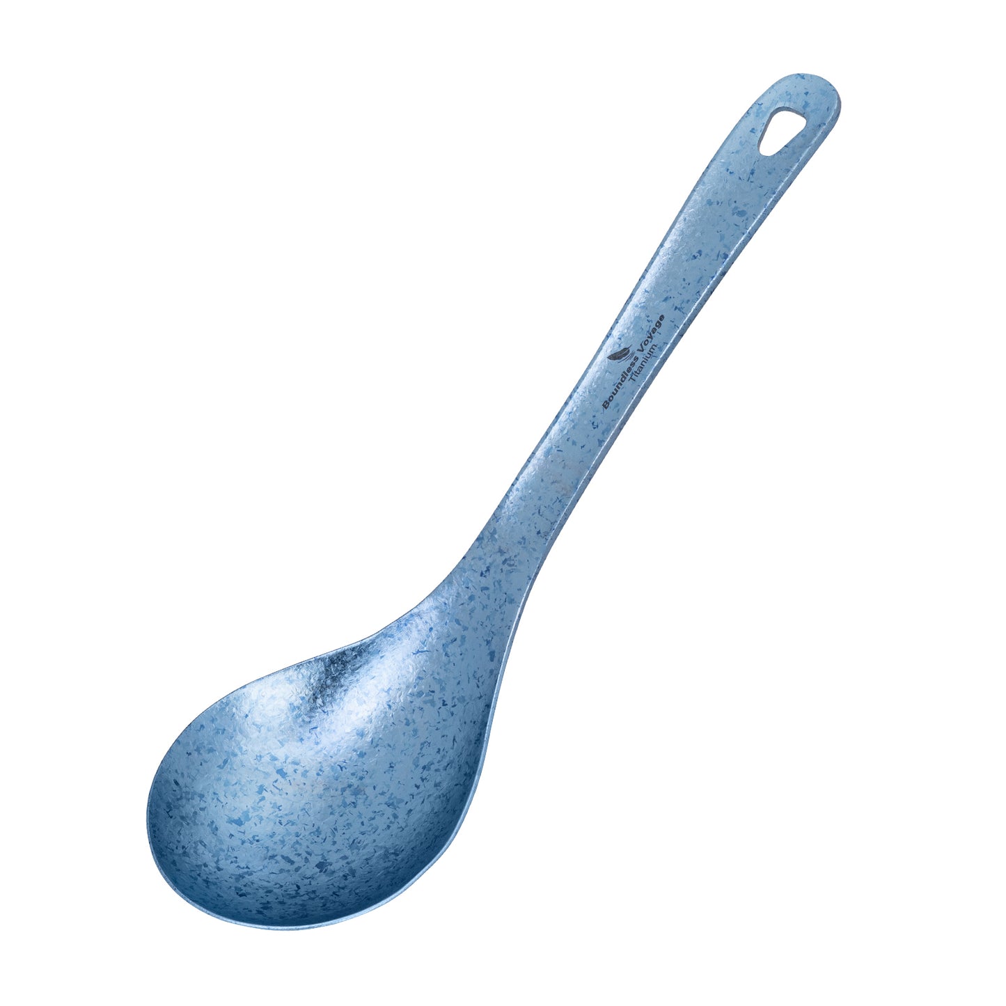 Boundless Voyage Thickened Pure Titanium Long Handle Ladle | Deep Bowl Soup Scoop for Porridge, Stew & Sauce, Kitchen & Camping Cooking Utensil Ti1038T