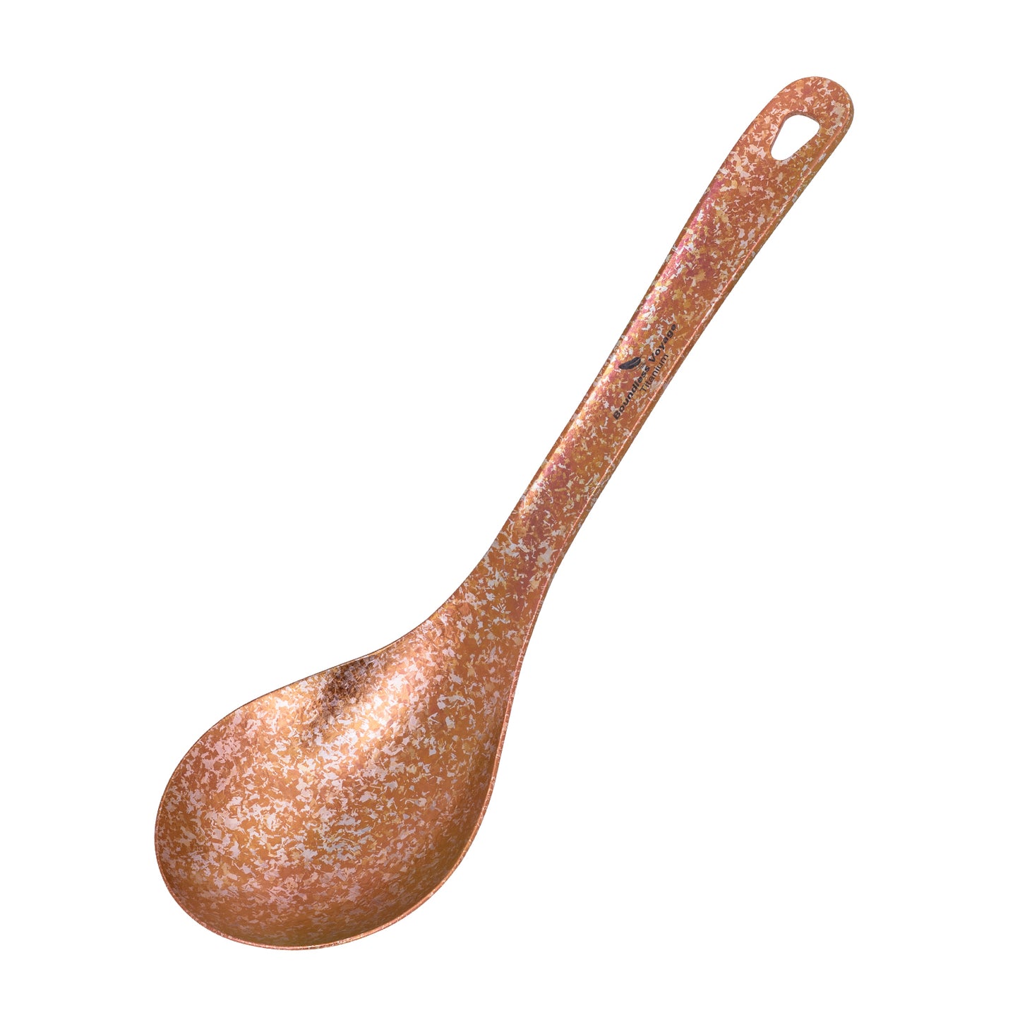 Boundless Voyage Thickened Pure Titanium Long Handle Ladle | Deep Bowl Soup Scoop for Porridge, Stew & Sauce, Kitchen & Camping Cooking Utensil Ti1038T