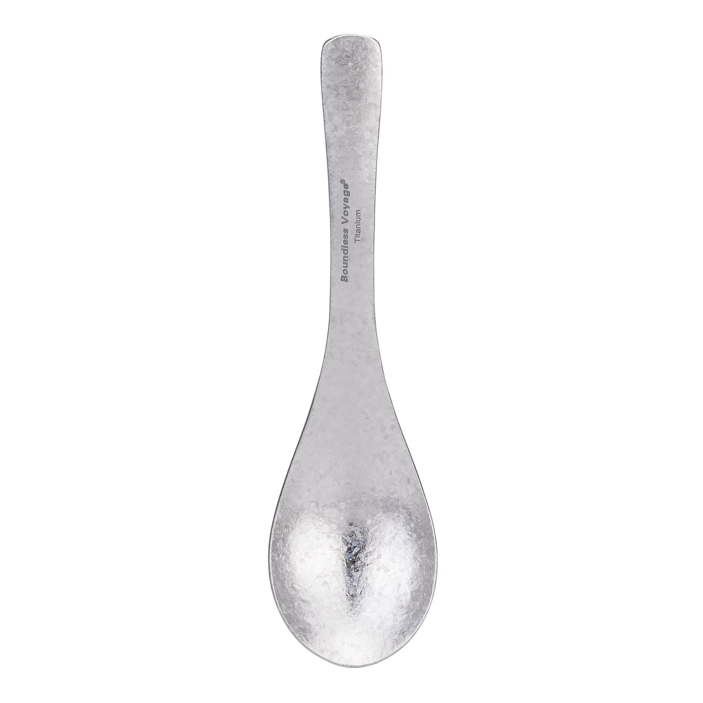 Boundless Voyage Titanium Soup Spoon 155mm One-Piece Ultralight Camping Cutlery for Outdoor Home Ti1067T
