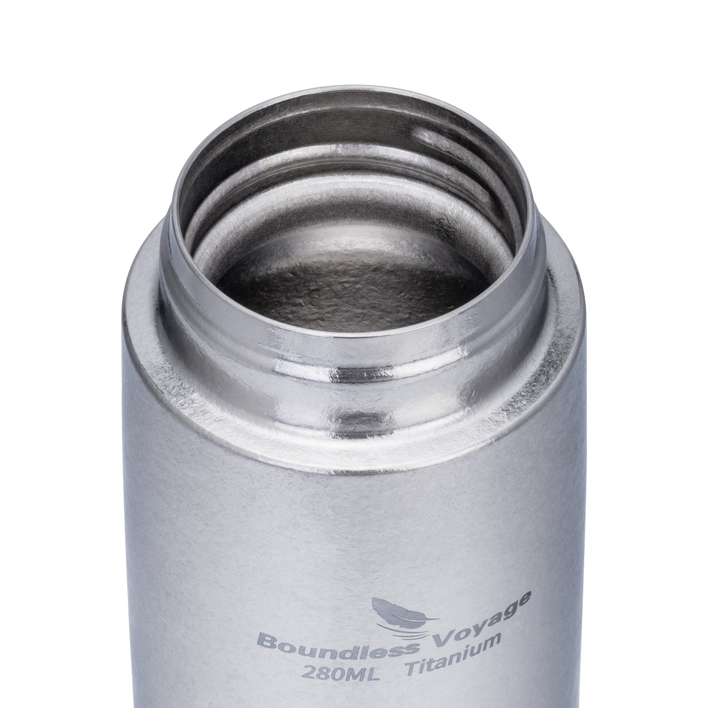 Boundless Voyage 280ml Mini Titanium Vacuum Insulated Bottle , Portable Travel Coffee Water Cup for Girls &amp; Daily Outdoor Ti3014D