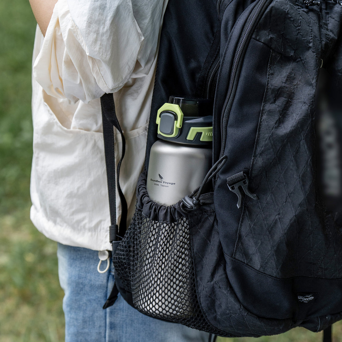 PP flip lid for hiking and camping water bottle