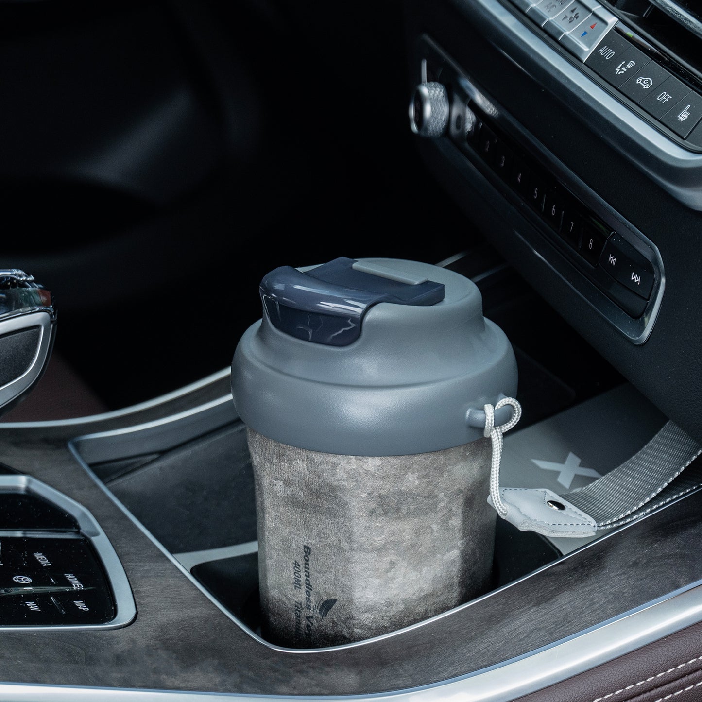 Boundless Voyage 400ml Titanium Vacuum Insulated Travel Coffee Mug , Spill-Proof Thermal Cup for Hot & Cold Drinks  Ti3236D