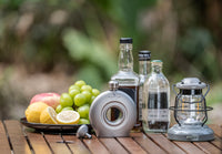 Boundless Voyage 180ml Titanium Hip Flask with Funnel Set Round Wine Bottle Special-shaped Small Pocket Flask Liquor Ti3067D