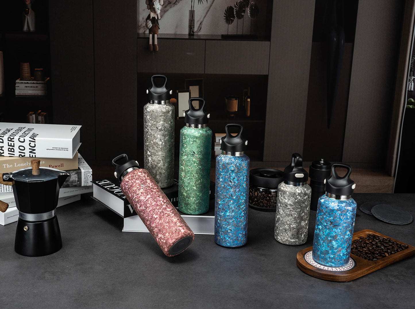 Boundless Voyage Titanium Thermos Vacuum Water Bottle Double-Walled Lightweight Leak-Proof Sport Bottle for Travel Outdoor Office