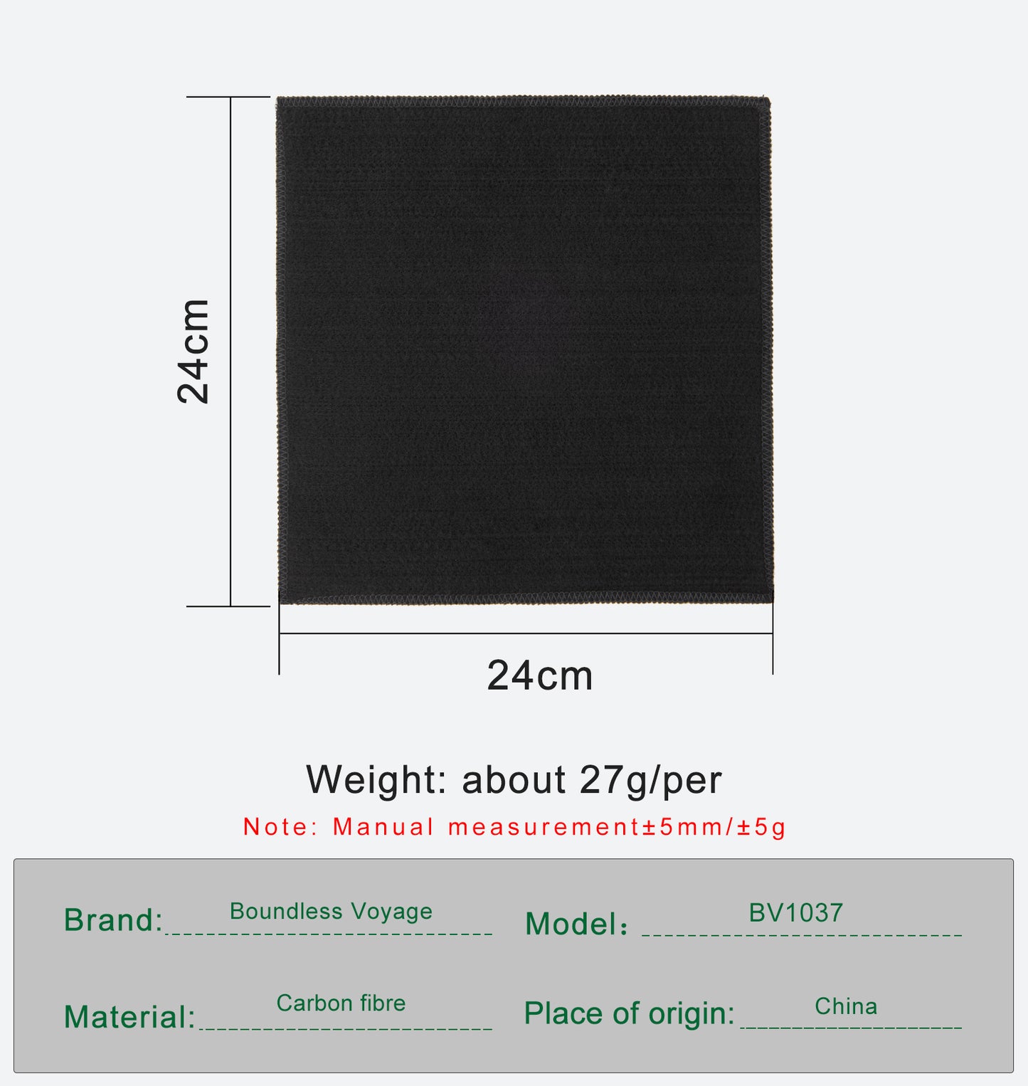 Boundless Voyage Fire Blanket for Heat Resistant Welding Blanket 1472°F Flame Retardant Carbon Felt for Grill Stove Soldering Protection BV1037/BV1038