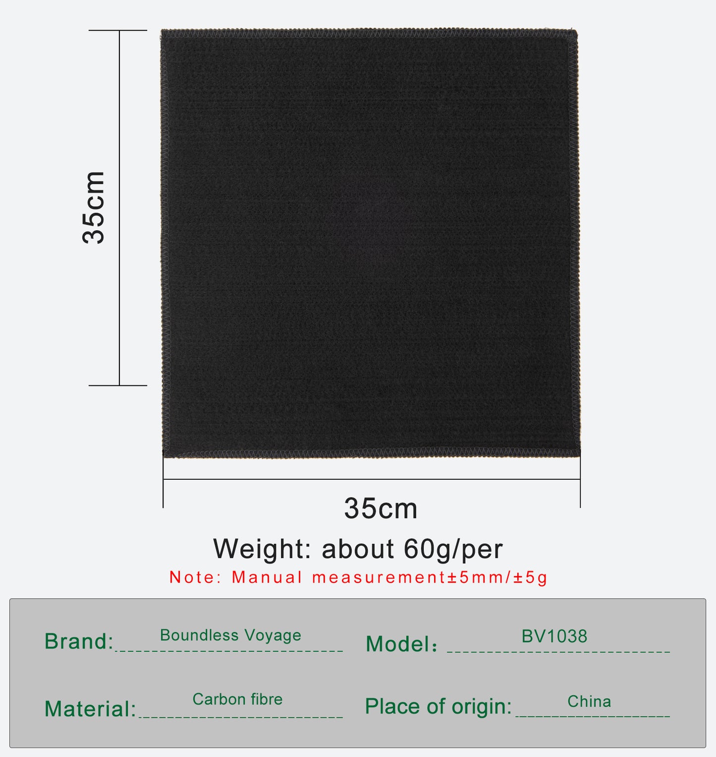 Boundless Voyage Fire Blanket for Heat Resistant Welding Blanket 1472°F Flame Retardant Carbon Felt for Grill Stove Soldering Protection BV1037/BV1038