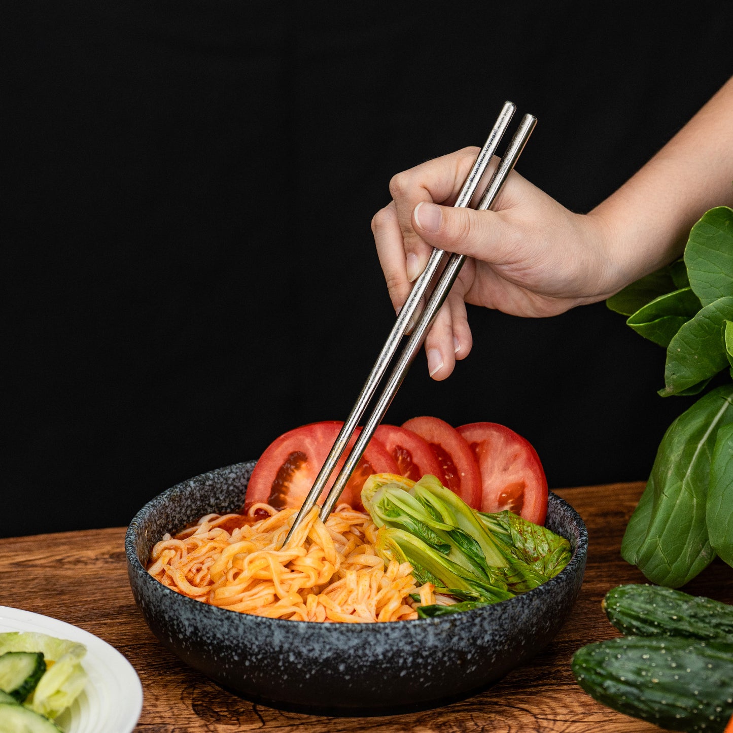 Boundless Voyage 23cm Colorful Pure Titanium Chopsticks | Ultralight Non-Slip Reusable Cutlery with Carry Bag for Camping, Hiking, Travel & Daily Home Use Ti1005T