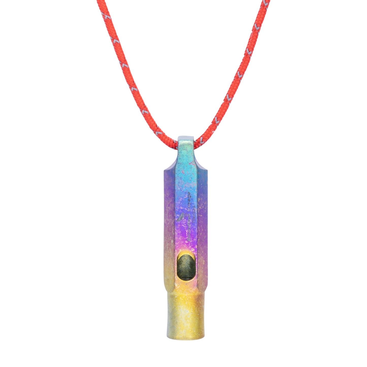 Boundless Voyage Titanium Whistle Emergency Survival Safety Whistles with Lanyard Loud for Outdoor Camping Hiking Coaches Training Sports Keychain Whistle  Ti9015O