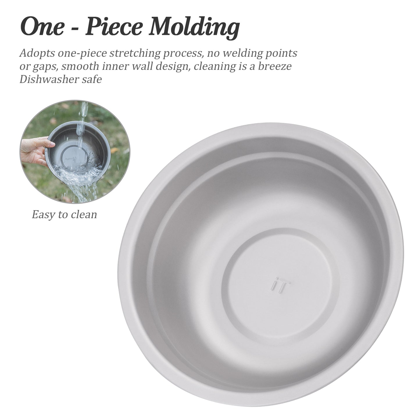 Boundless Voyage Titanium Bowl Rice Soup Salad Serving Bowl Ultralight Outdoor Camping Travel Durable Portable Tableware