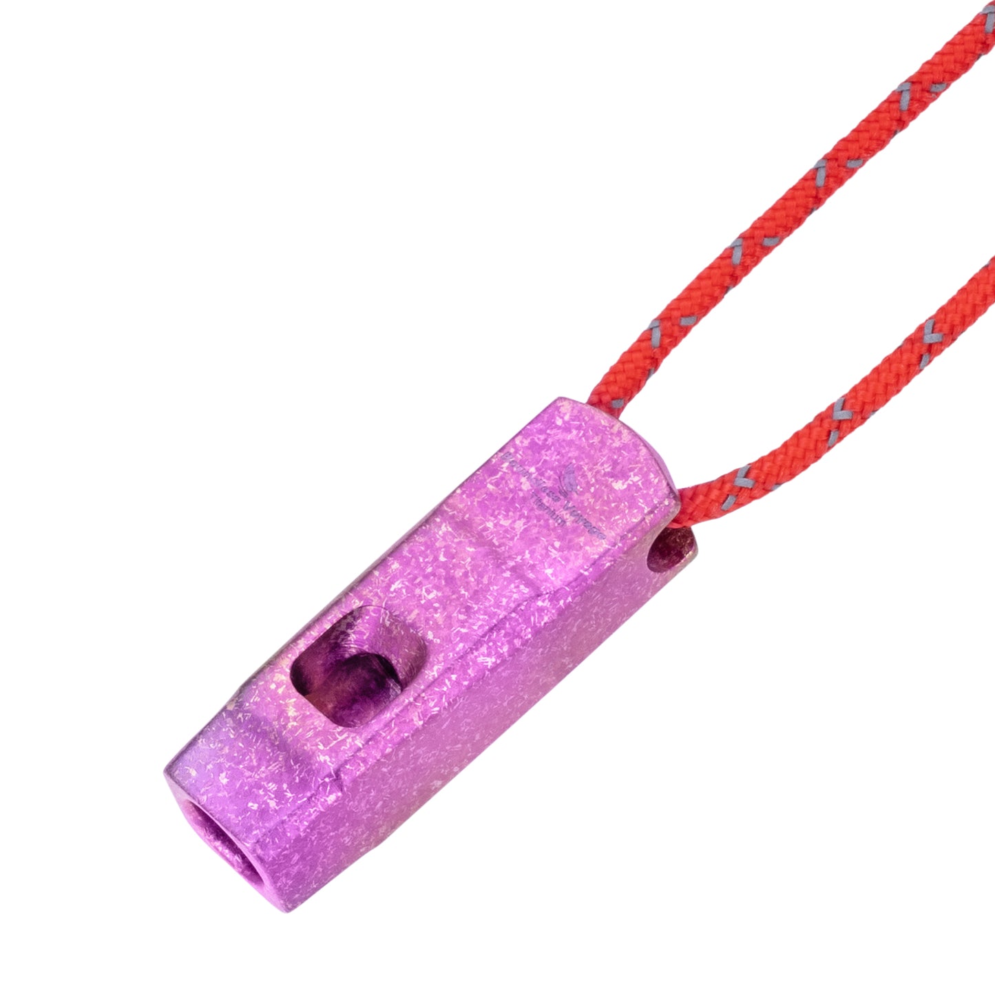 Boundless Voyage Titanium Whistle Emergency Survival Safety Whistles with Lanyard Loud for Outdoor Camping Hiking Coaches Training Sports Keychain Whistle Ti9020O