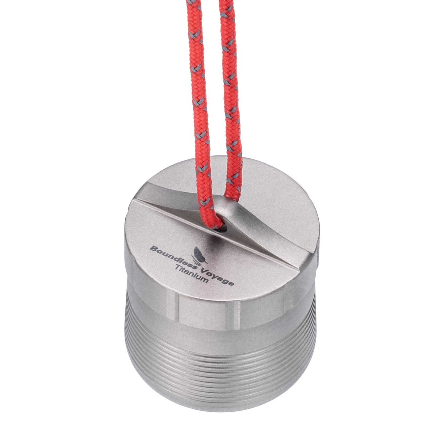 Boundless Voyage Titanium Pill Container, Waterproof Portable Pill Box, Lightweight Mini Pill Holder for Travel, Outdoor, Daily Use, Airtight Pill Case for Medication, Vitamins, Supplements, with Lanyard Ti9007O