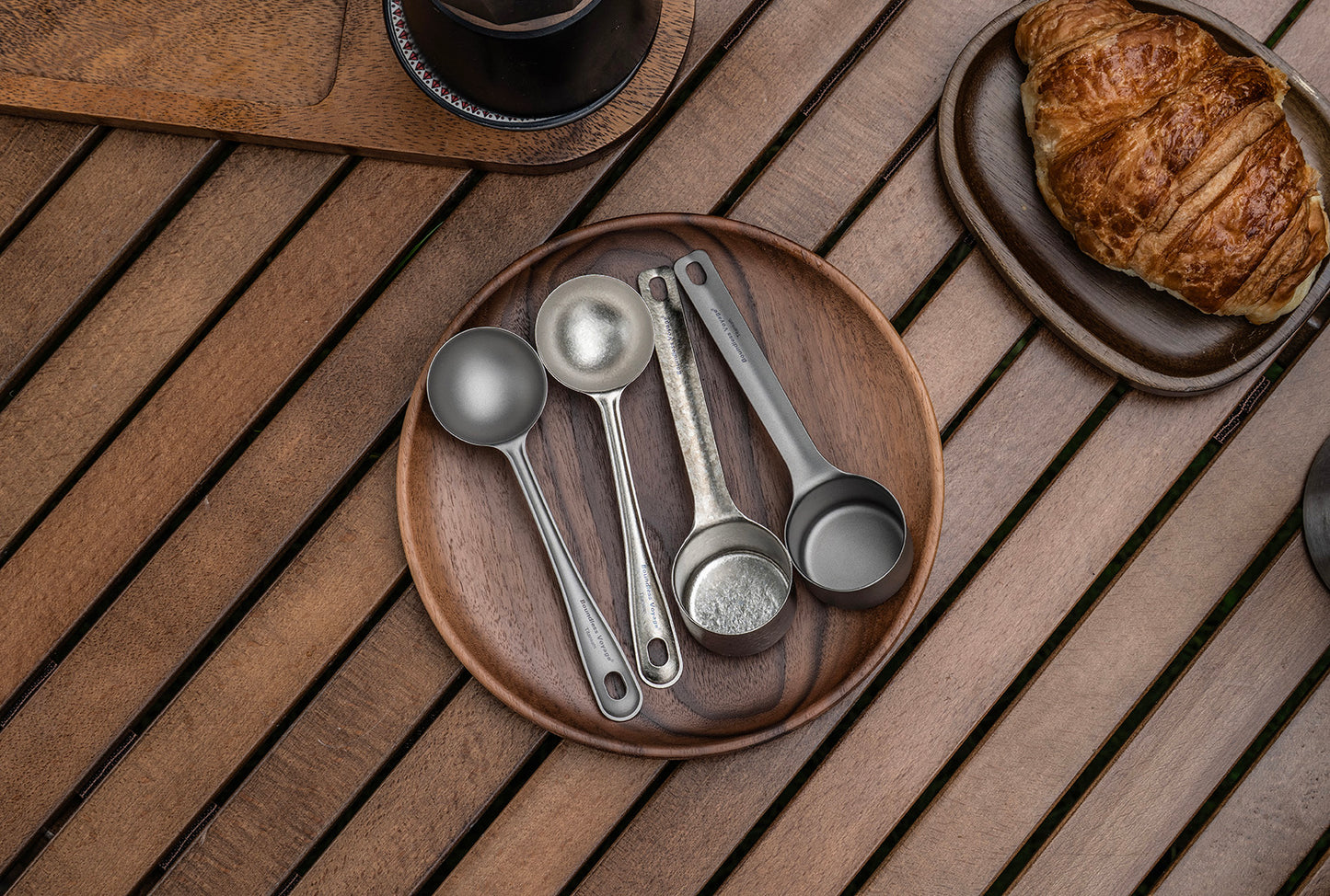 Boundless Voyage Titanium Coffee Scoop, Measuring Spoon for Ground Coffee & Coffee Beans, Multi-use Spoon for Ice Cream, Dessert, Tea & Sugar Ti1128T