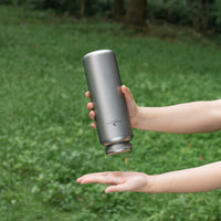 Boundless Voyage Pure Titanium Water Bottle 1200ml Dual Lids Flip Top & Screw Cap Ultralight Leakproof for Camping Hiking Gym Travel Ti3019D