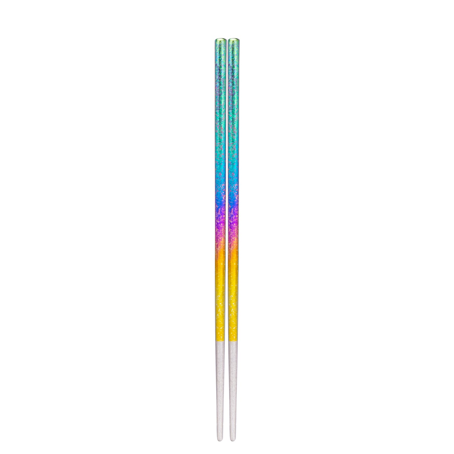 Boundless Voyage 23cm Colorful Pure Titanium Chopsticks | Ultralight Non-Slip Reusable Cutlery with Carry Bag for Camping, Hiking, Travel & Daily Home Use Ti1005T