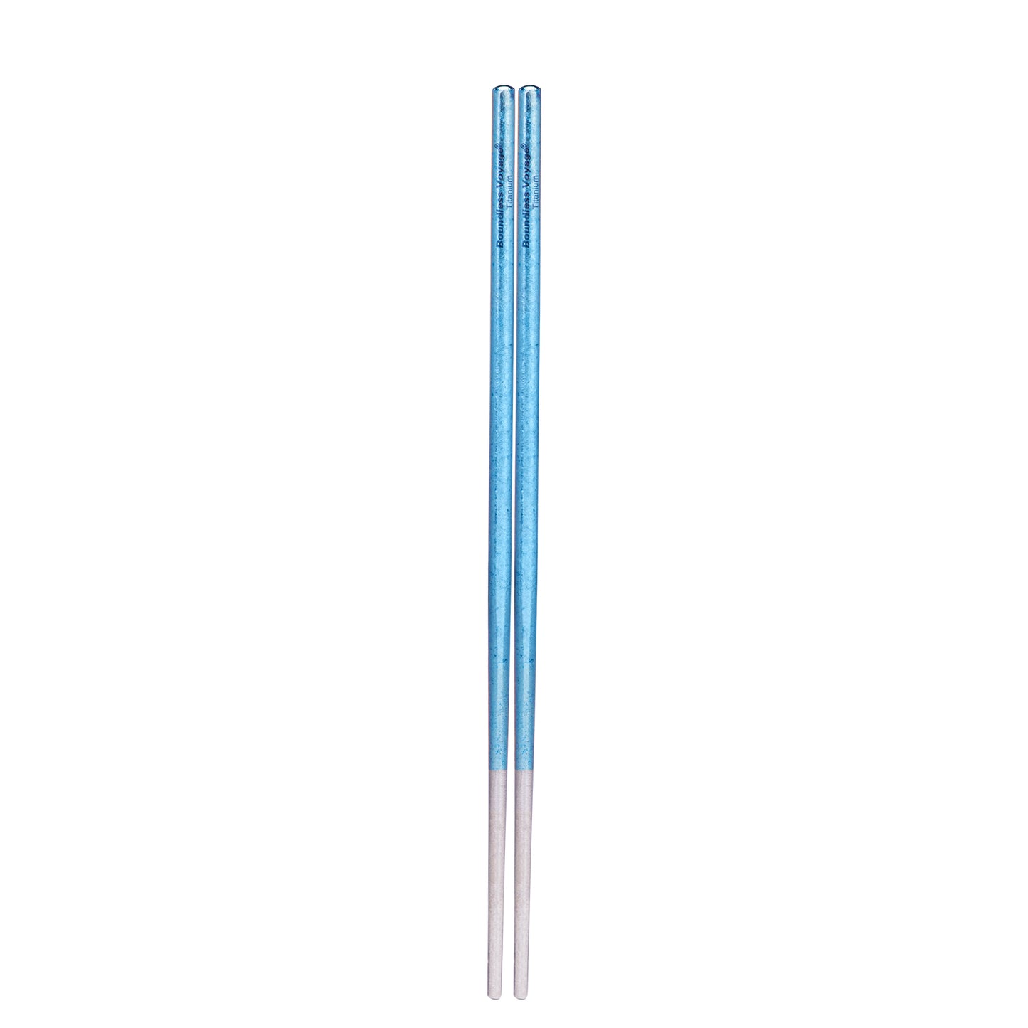 Boundless Voyage 23cm Colorful Pure Titanium Chopsticks | Ultralight Non-Slip Reusable Cutlery with Carry Bag for Camping, Hiking, Travel & Daily Home Use Ti1005T
