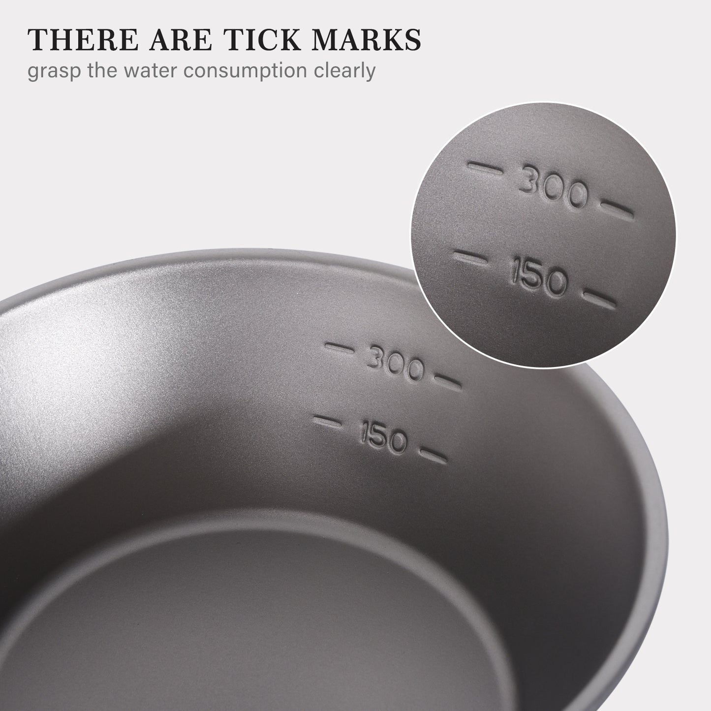 Boundless Voyage Sandblasted Pure Titanium Sierra Cup Bowl with Handle 300ml / 450ml | Portable Outdoor Mug Cookware Tableware for Camping & Hiking Ti1090T-Ti1092T