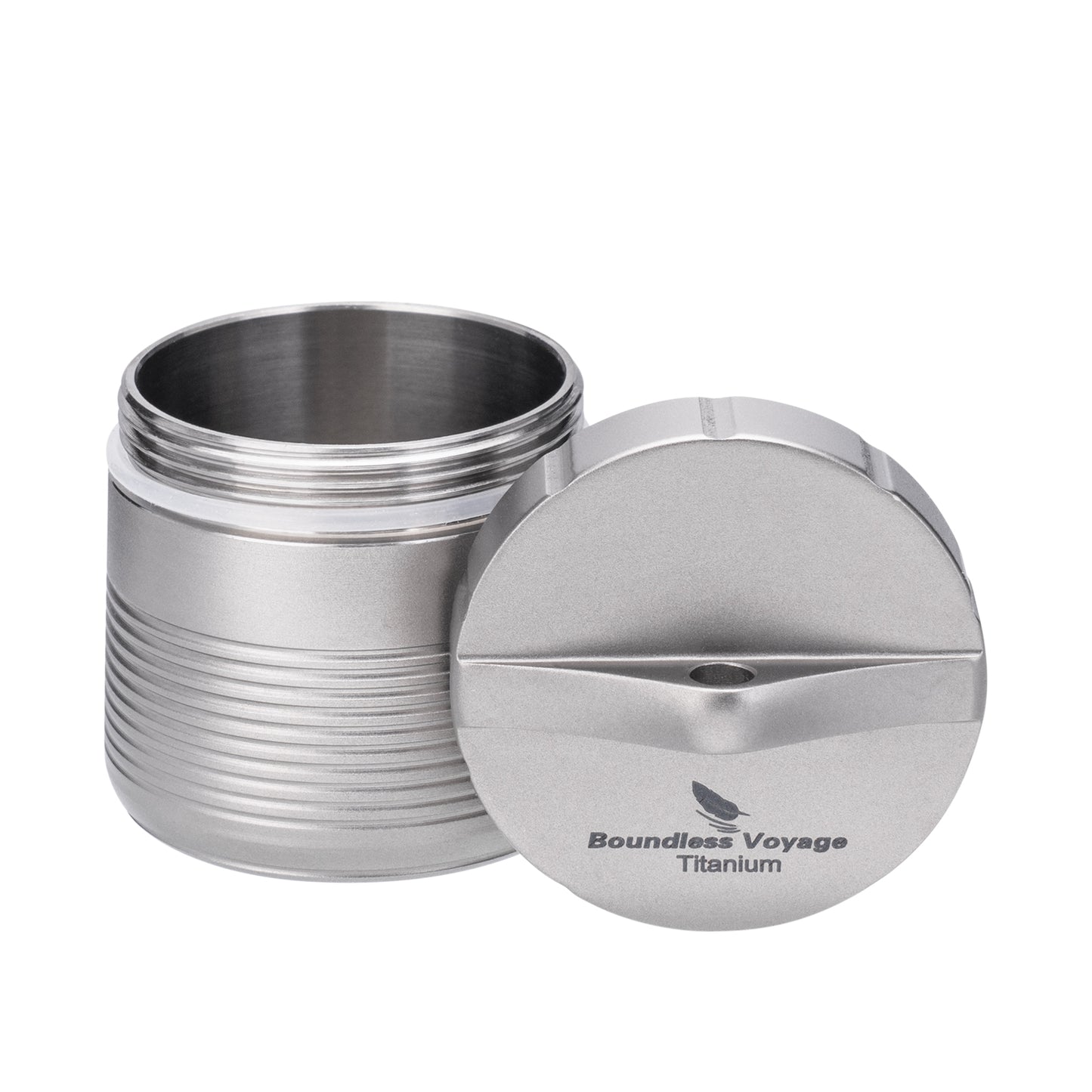 Boundless Voyage Titanium Pill Container, Waterproof Portable Pill Box, Lightweight Mini Pill Holder for Travel, Outdoor, Daily Use, Airtight Pill Case for Medication, Vitamins, Supplements, with Lanyard Ti9007O
