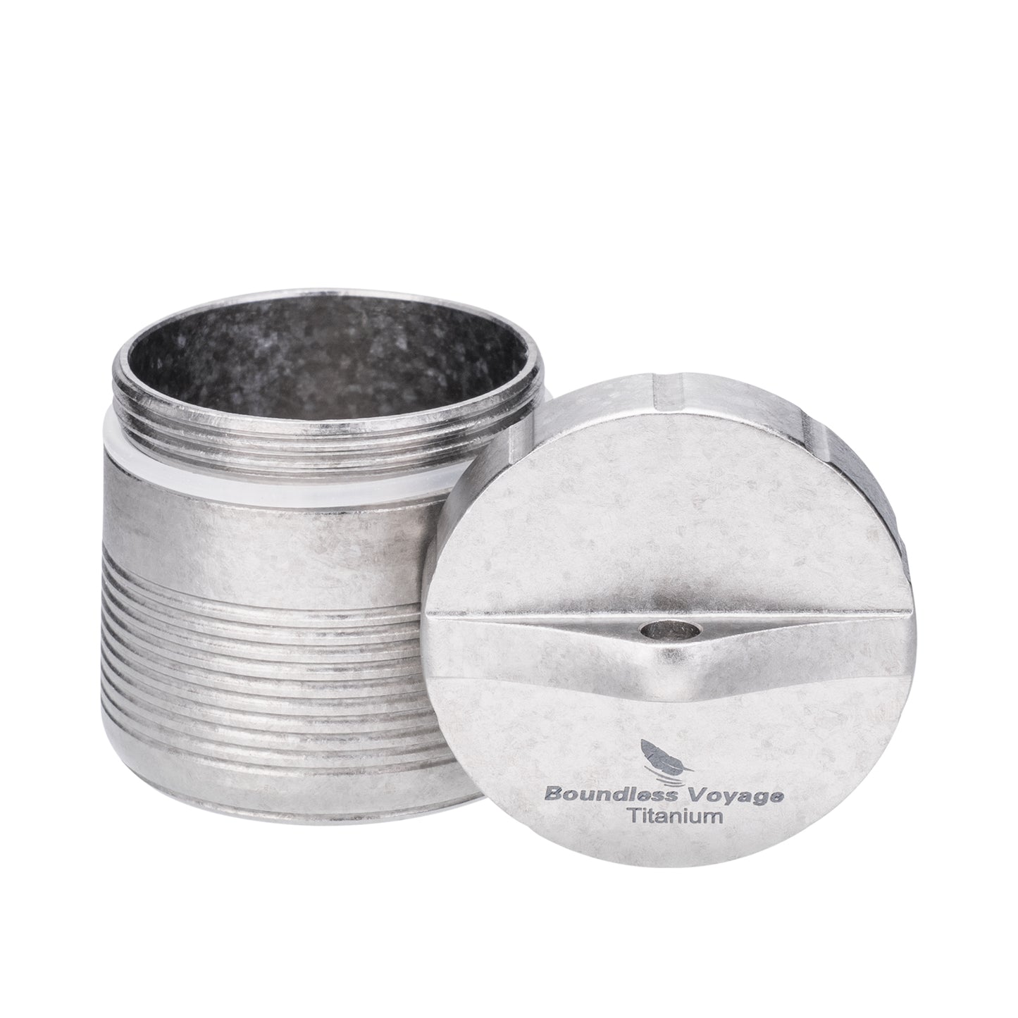 Boundless Voyage Titanium Pill Container, Waterproof Portable Pill Box, Lightweight Mini Pill Holder for Travel, Outdoor, Daily Use, Airtight Pill Case for Medication, Vitamins, Supplements, with Lanyard Ti9007O
